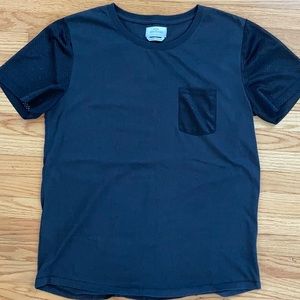 Your Neighbors tee w/ mesh pocket and sleeves